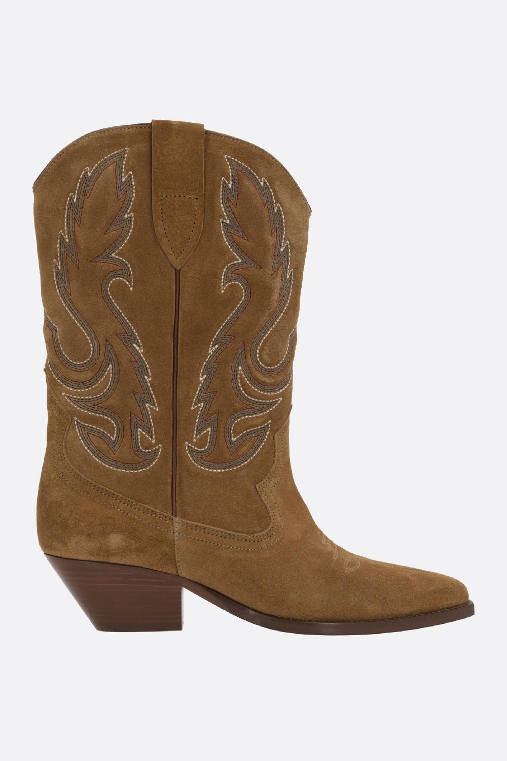 ISABEL MARANT stivaletto texano Duerto in suede