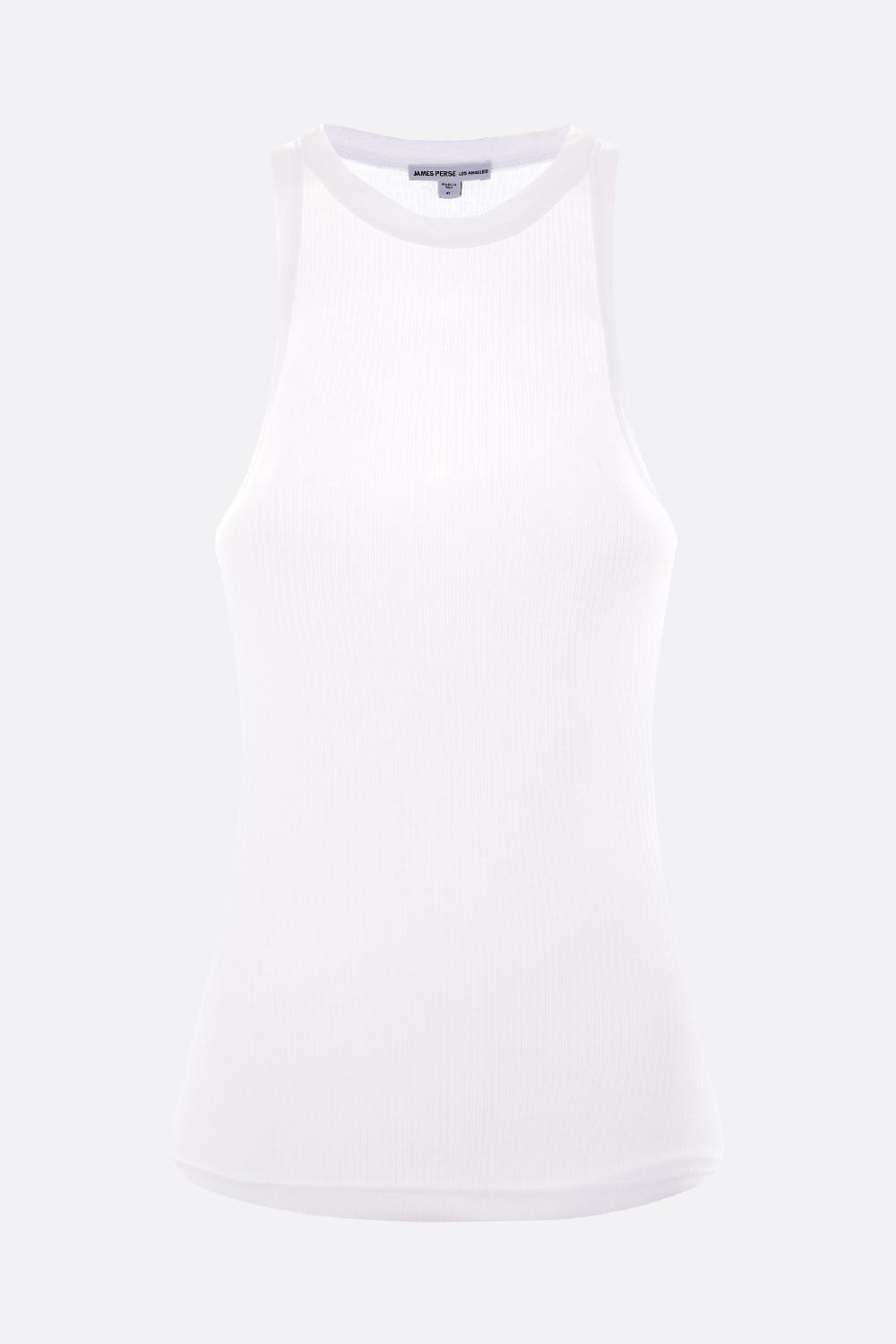 JAMES PERSE canotta in jersey a costine