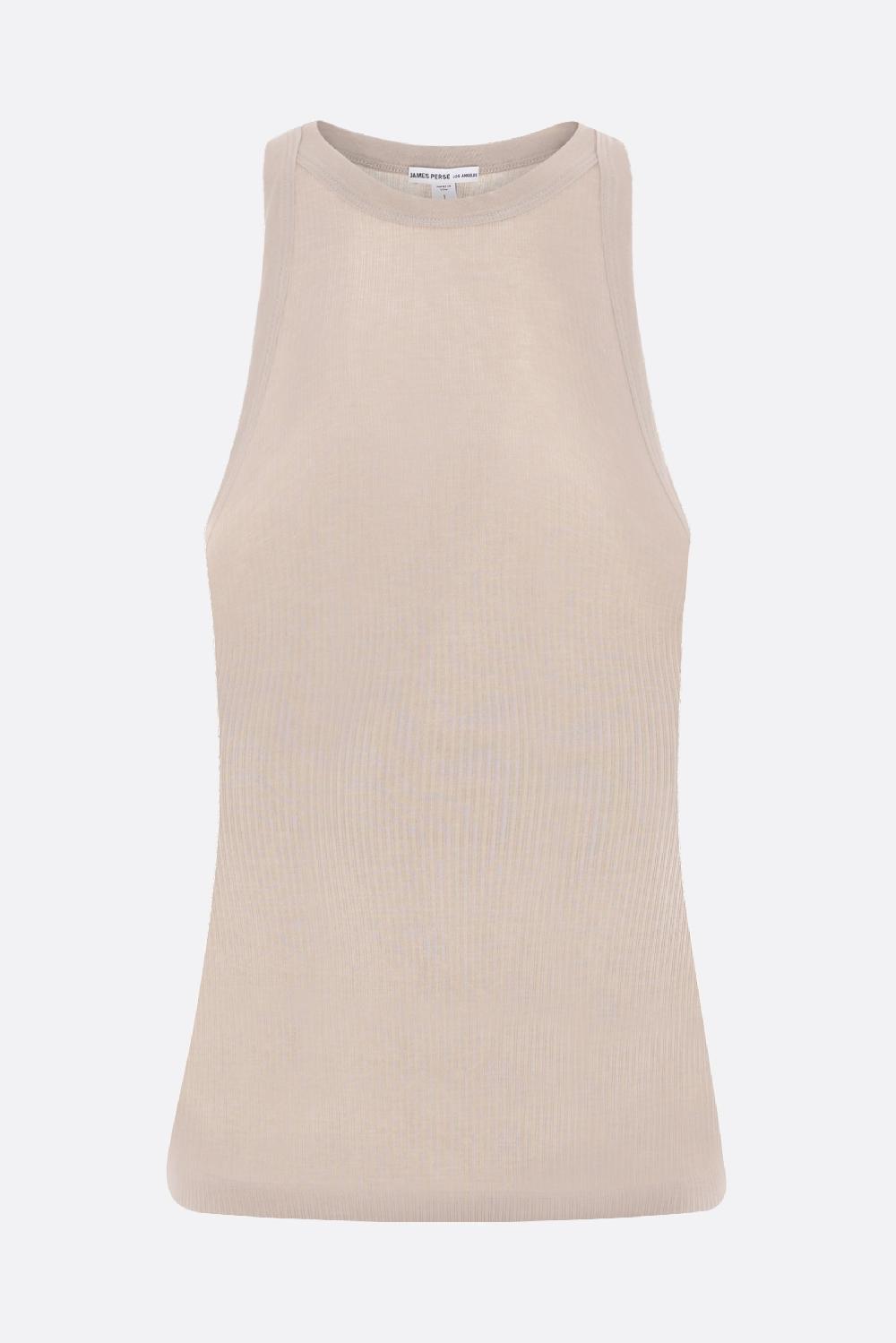 JAMES PERSE canotta in jersey a costine