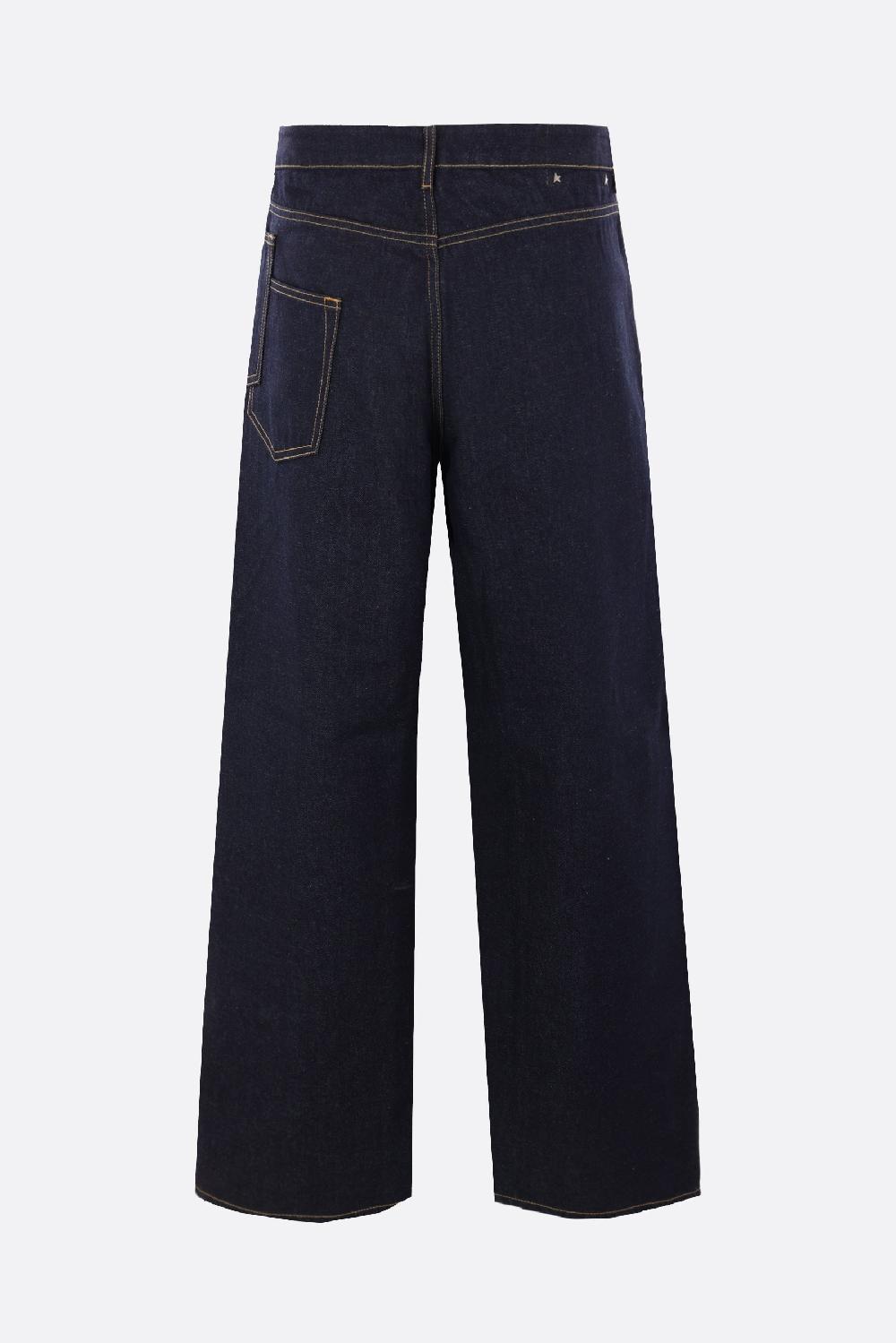 GOLDEN GOOSE DELUXE BRAND Jeans A Gamba Ampia Morgan In Denim