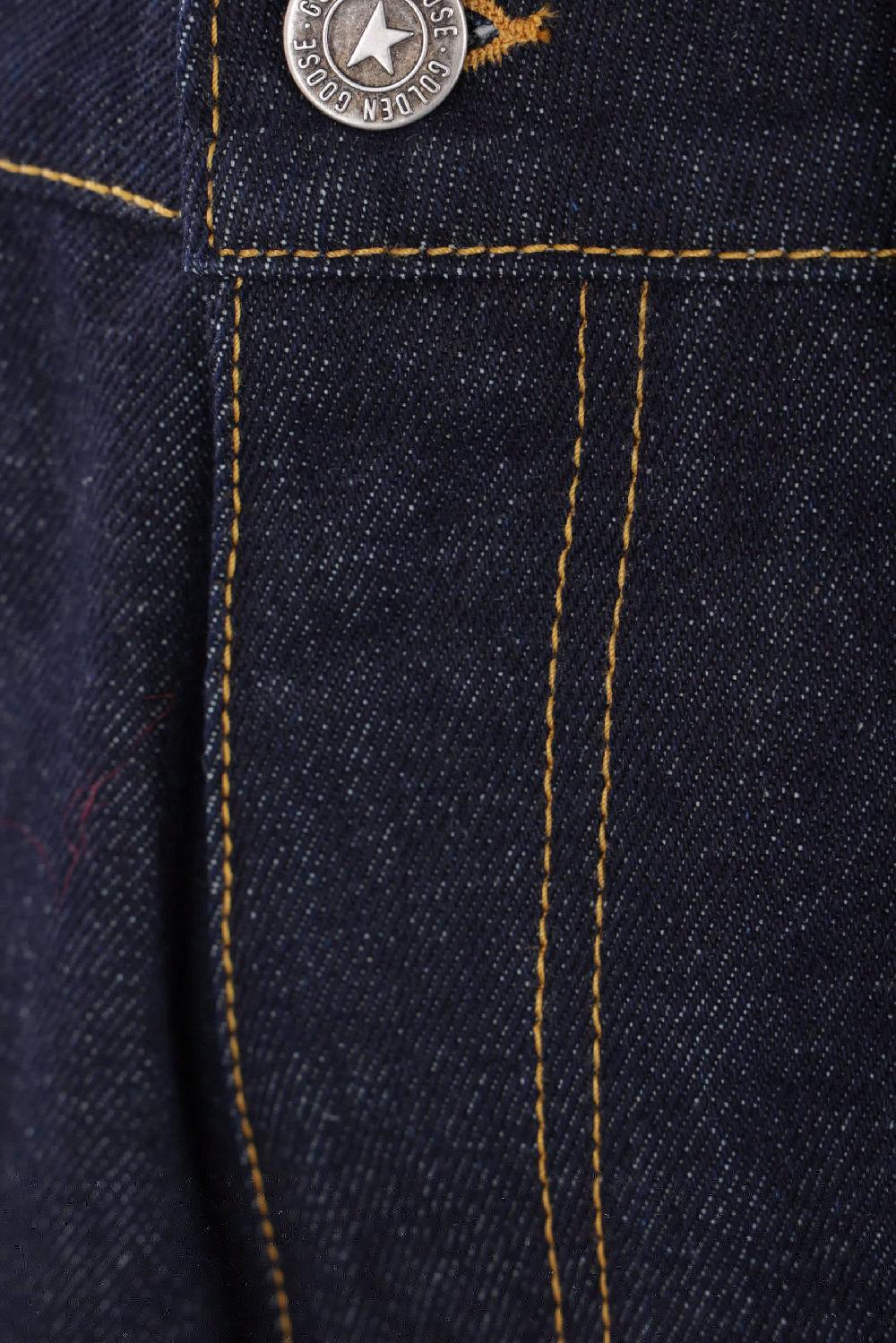 GOLDEN GOOSE DELUXE BRAND Jeans A Gamba Ampia Morgan In Denim