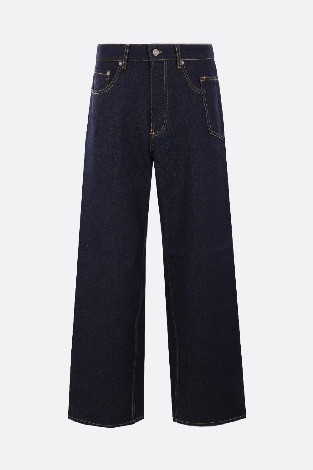 GOLDEN GOOSE DELUXE BRAND jeans a gamba ampia Morgan in denim