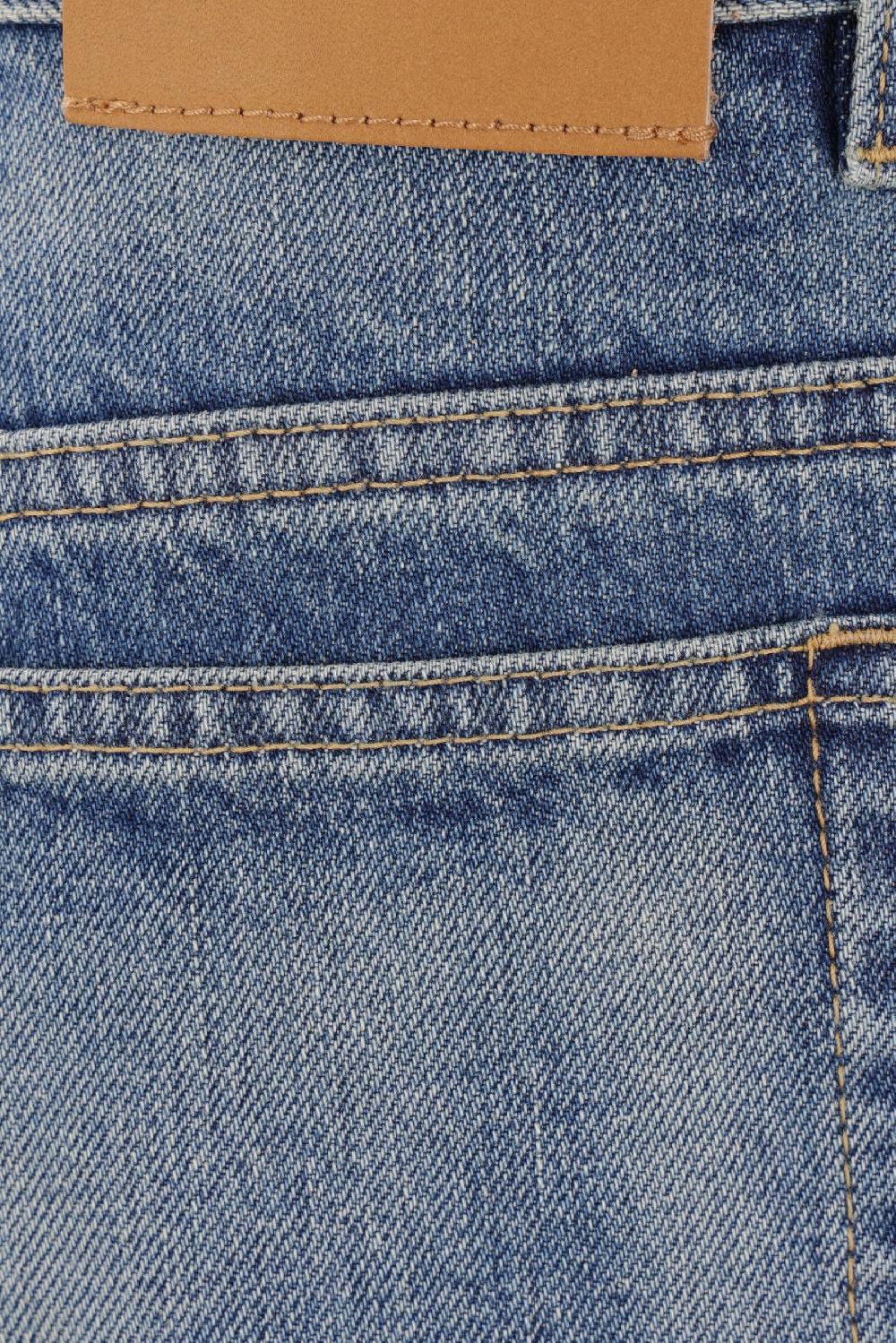 SAINT LAURENT Jeans A Gamba Dritta Benjamin In Denim