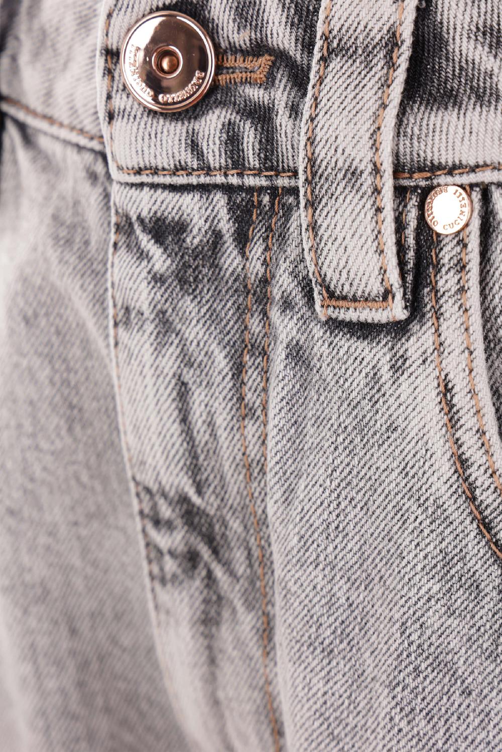 BRUNELLO CUCINELLI Jeans A Gamba Dritta In Denim Con Shiny Bartack