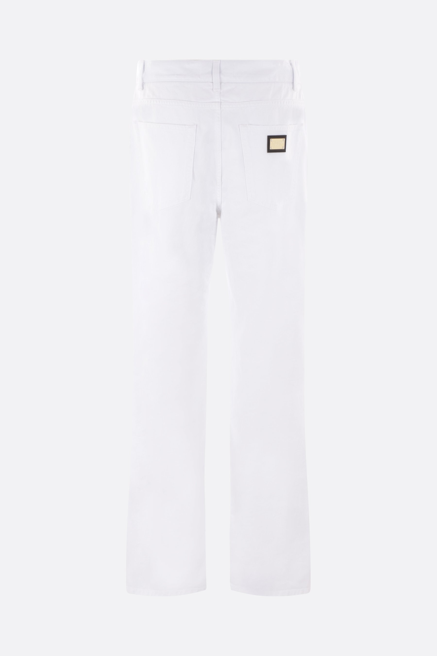 DOLCE & GABBANA Jeans A Gamba Dritta In Denim Destroyed