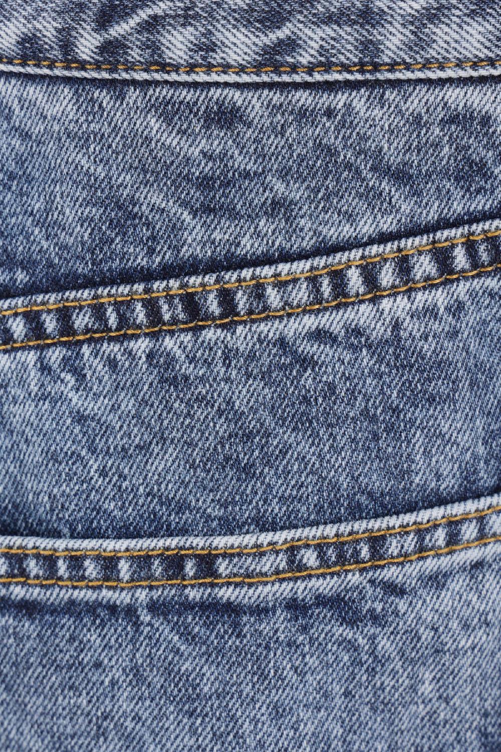 ALAIA Jeans A Gampa Ampia In Denim Con Fascia Elastica