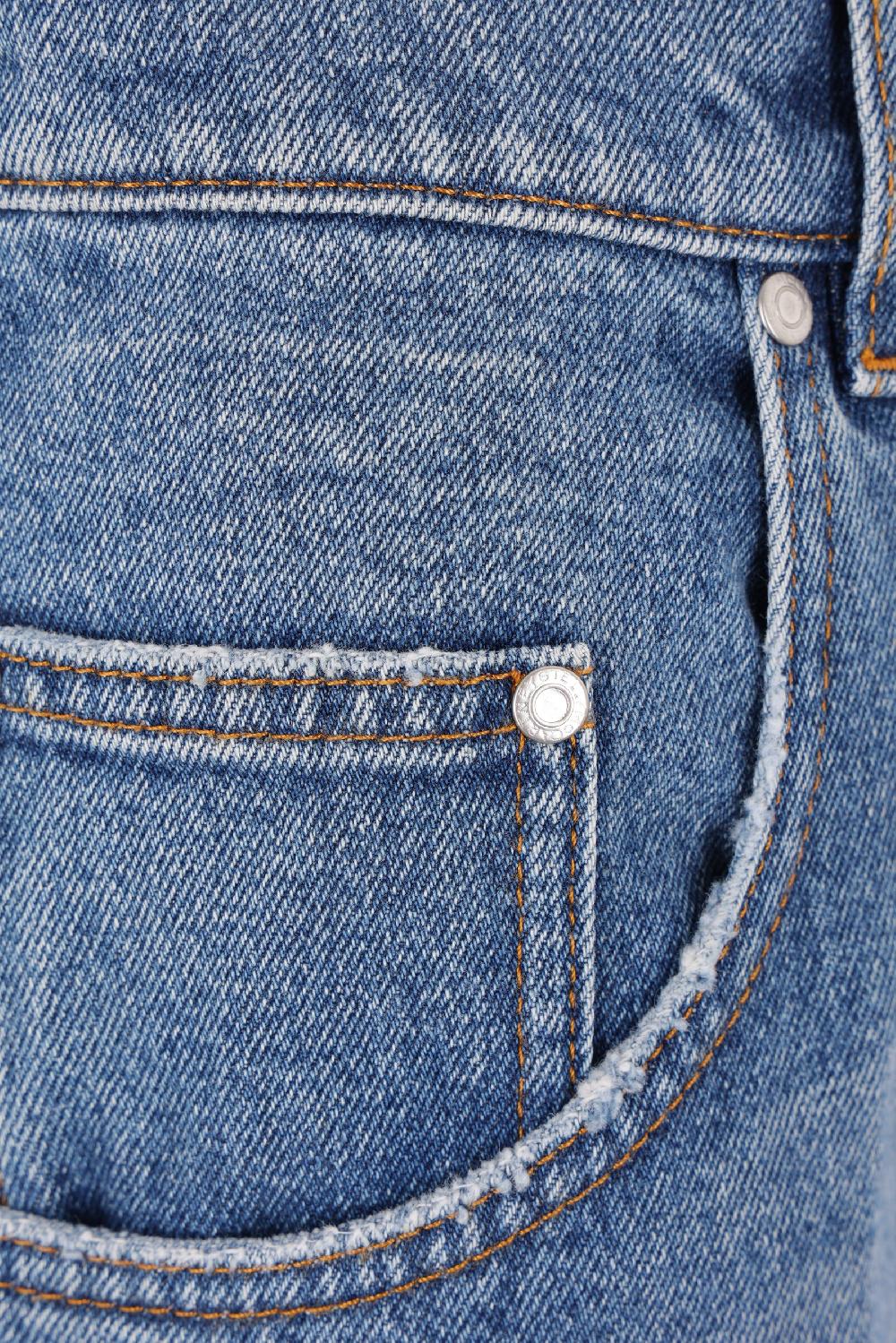 STELLA McCARTNEY Jeans Bootcut In Denim Con Borchie