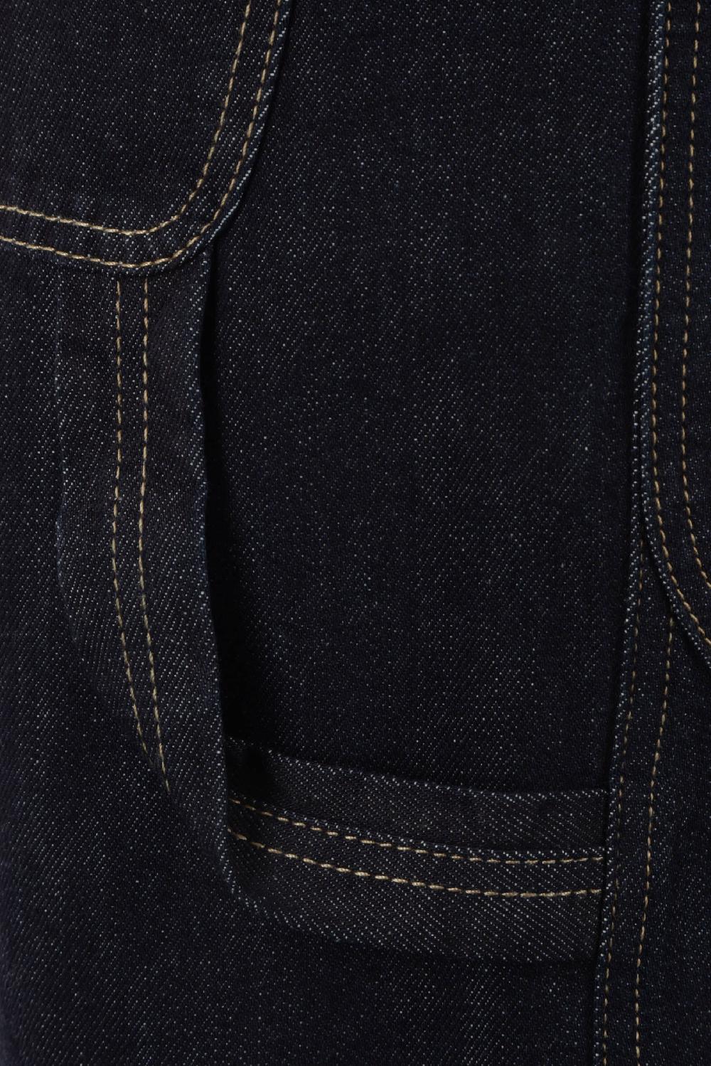 ALEXANDER McQUEEN Jeans Workwear A Gamba Dritta In Denim