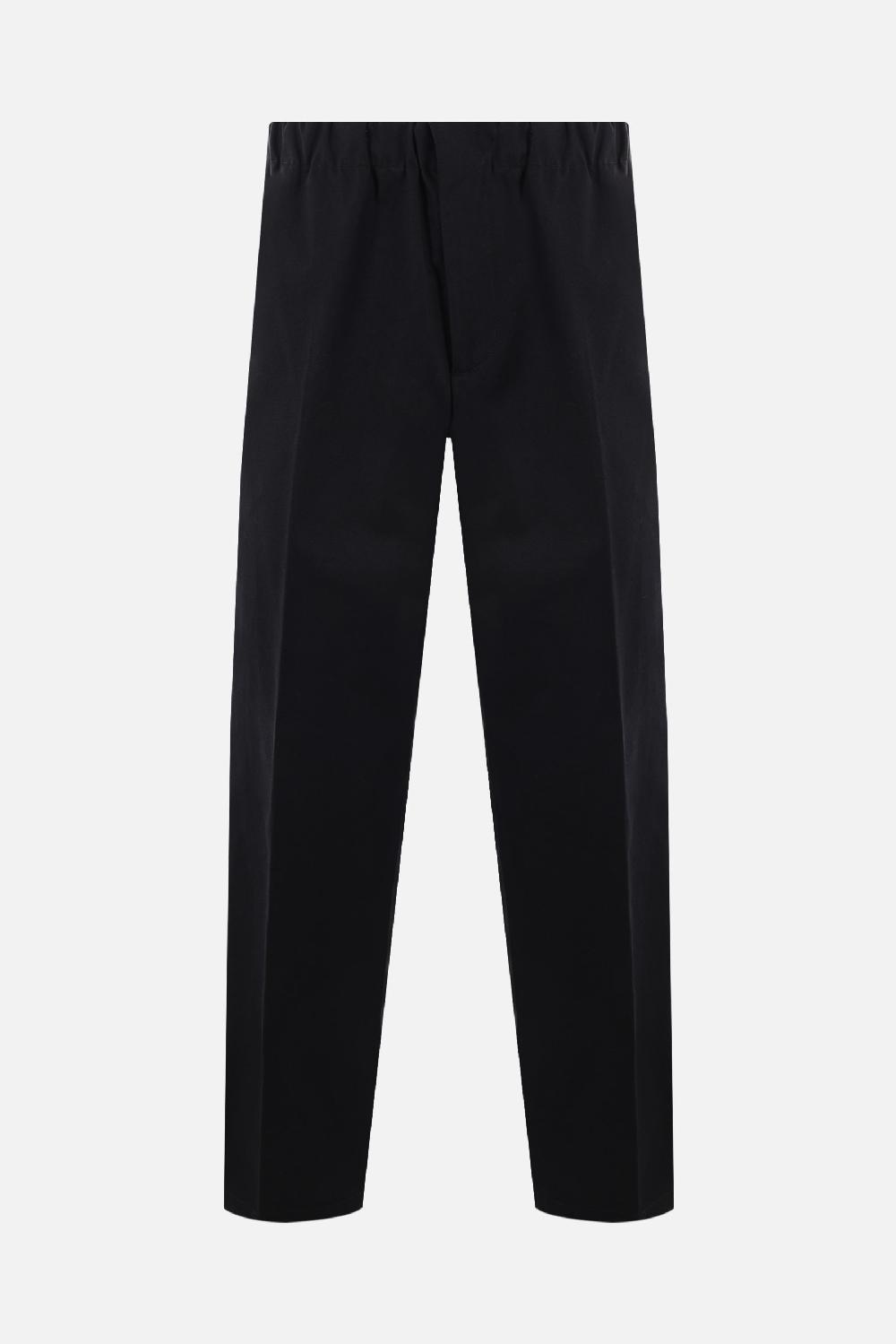JIL SANDER pantalone cropped in gabardine