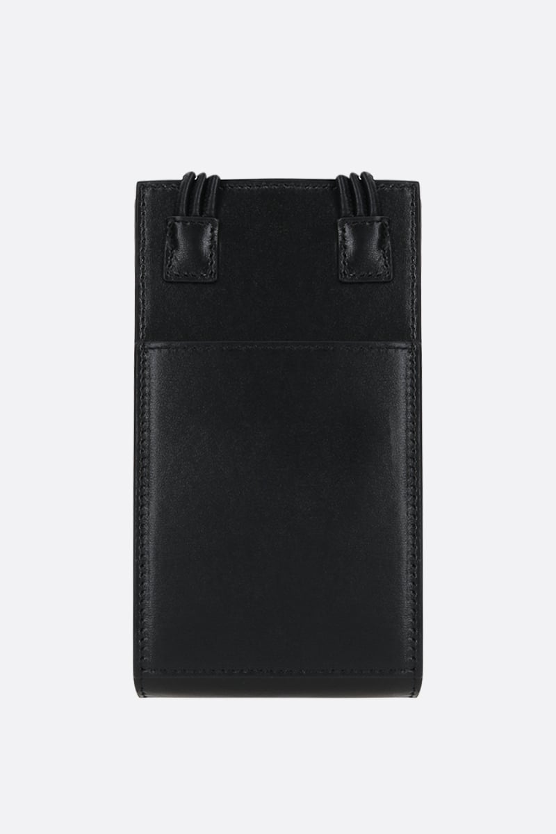 JIL SANDER Porta Smartphone Tangle In Pelle Liscia