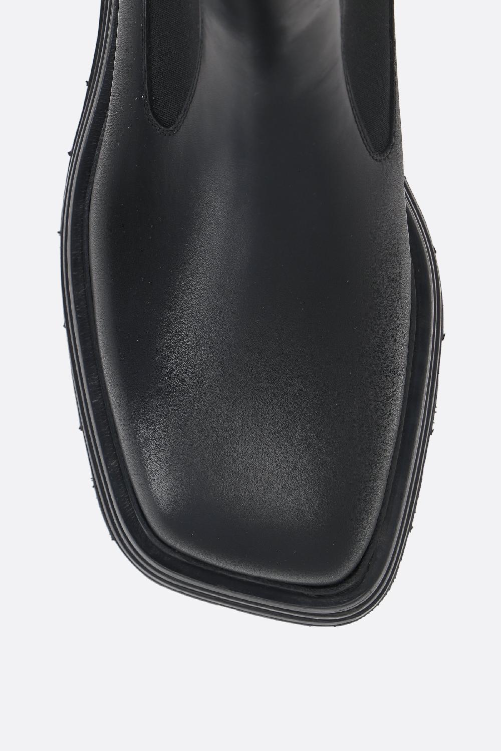 JIL SANDER Stivaletto Chelsea In Pelle Liscia