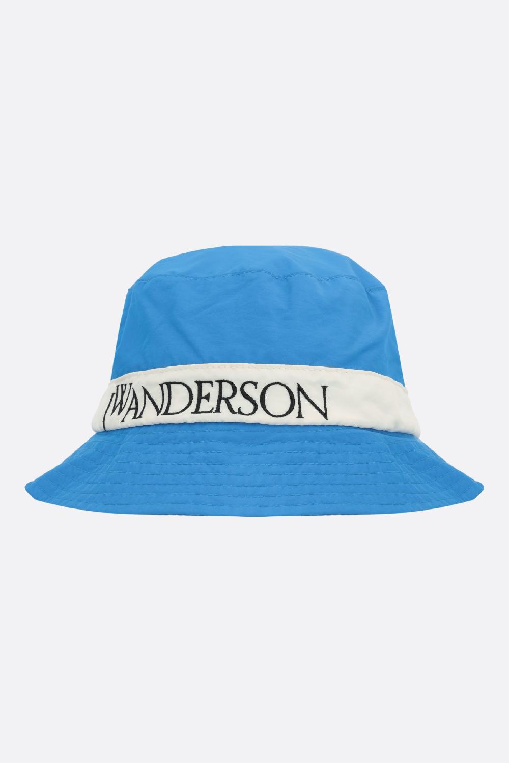 JW ANDERSON cloche in nylon ricamo logo