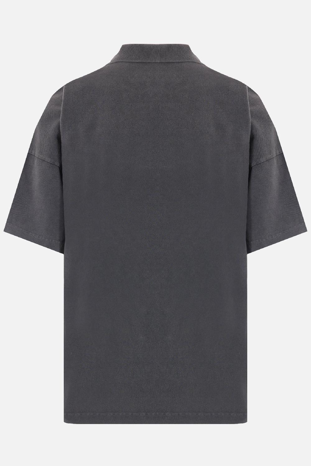 JW ANDERSON Polo Oversize In Piquet Ricamo Logo