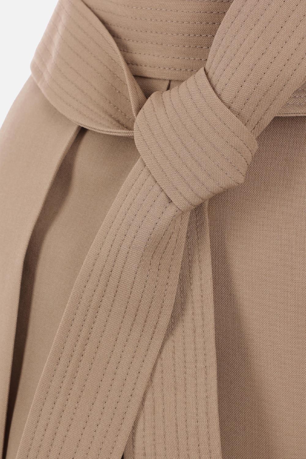 KENZO Minigonna Plissé In Lana