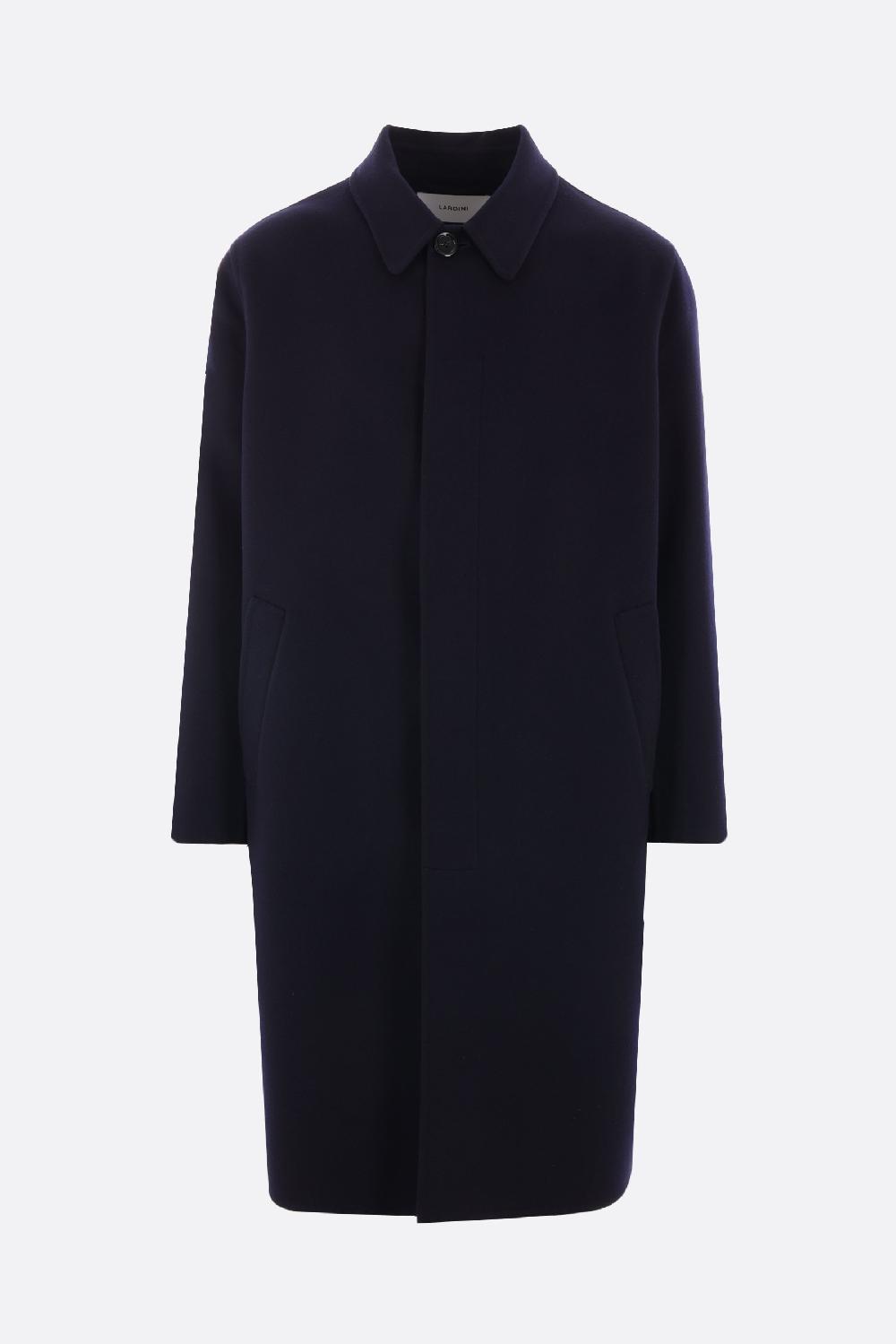 LARDINI cappotto monopetto in lana