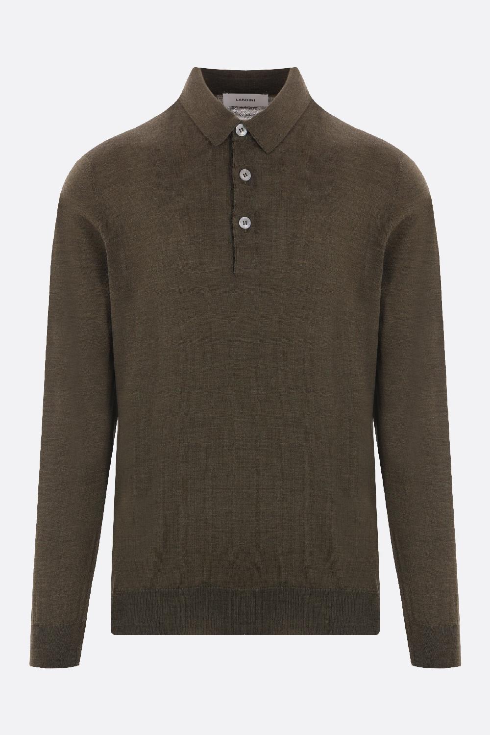 LARDINI Pullover A Polo In Lana