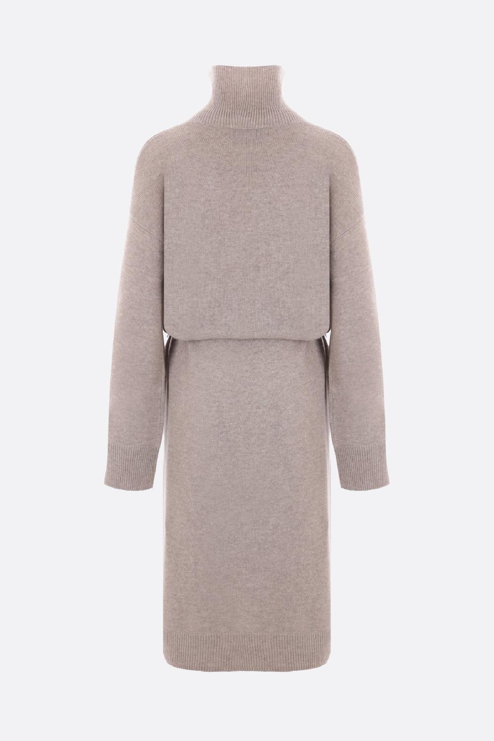LE KASHA Abito Oversize Tsalgar In Cashmere