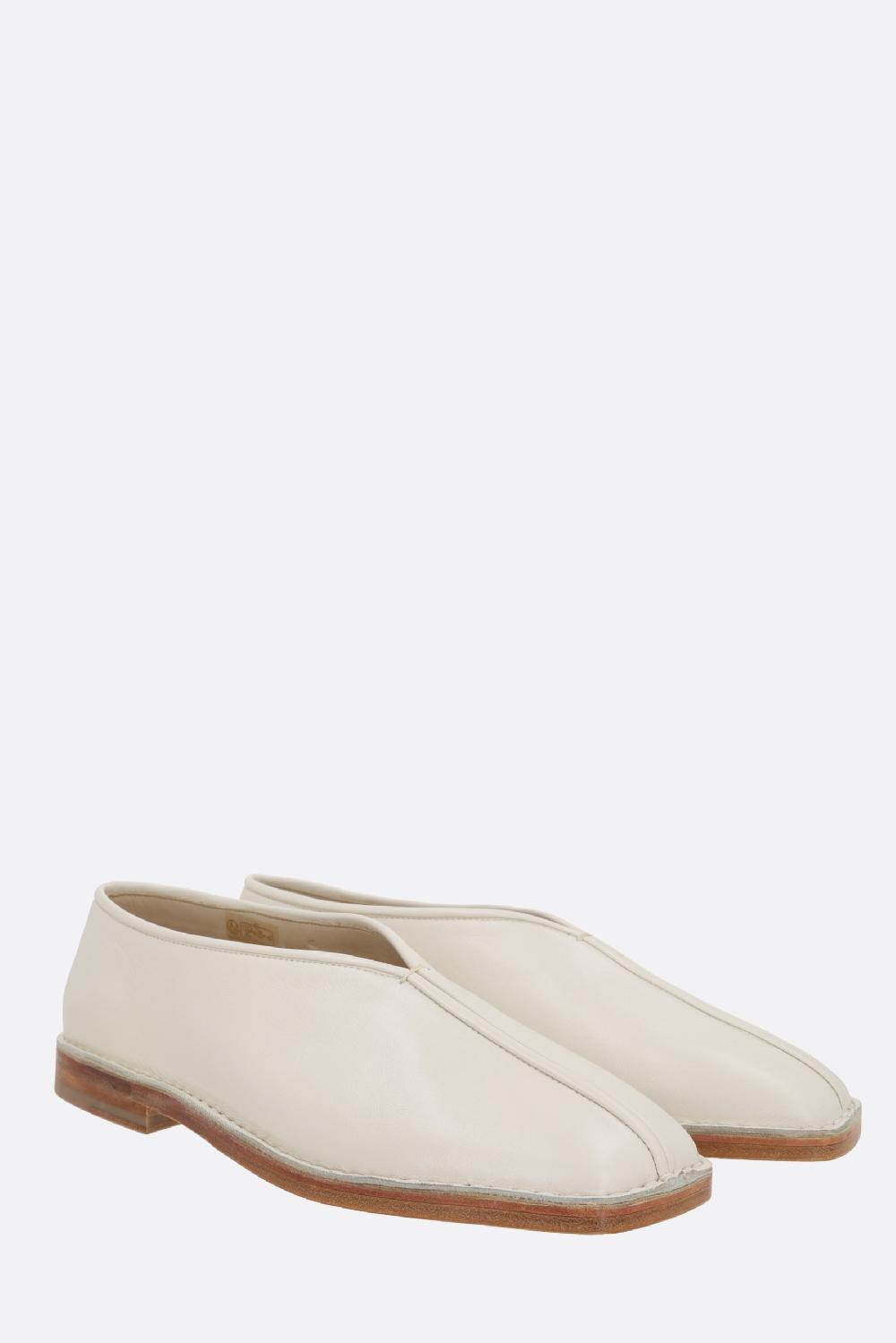 LEMAIRE Slipper Piped In Nappa