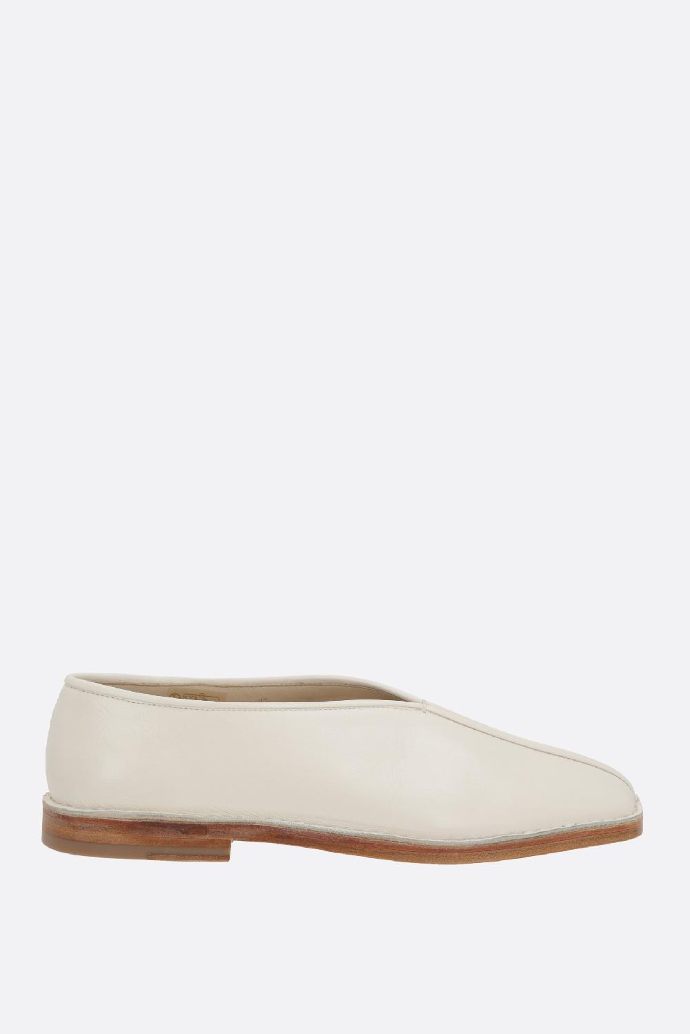 LEMAIRE slipper Piped in nappa