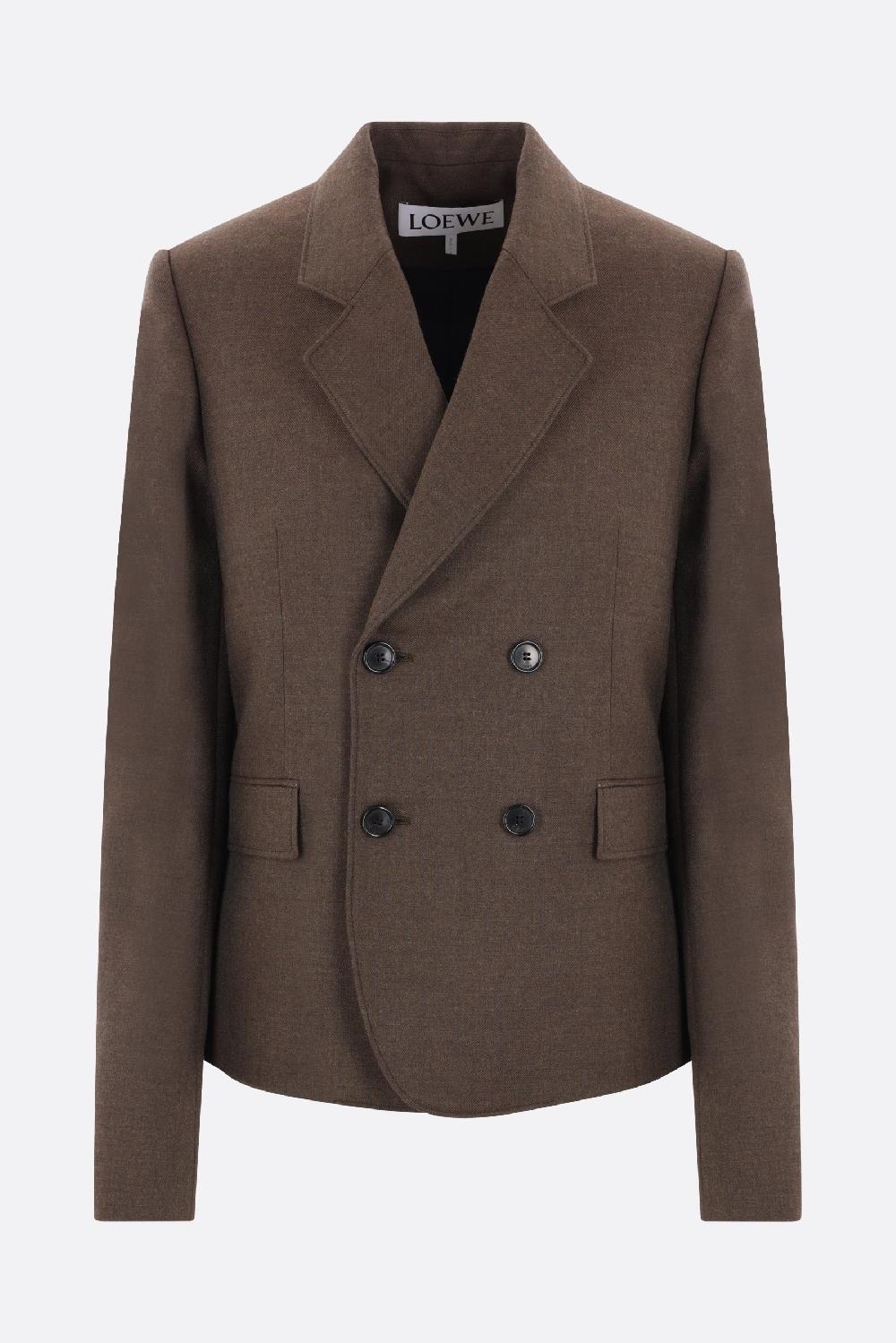 LOEWE giacca doppiopetto in lana