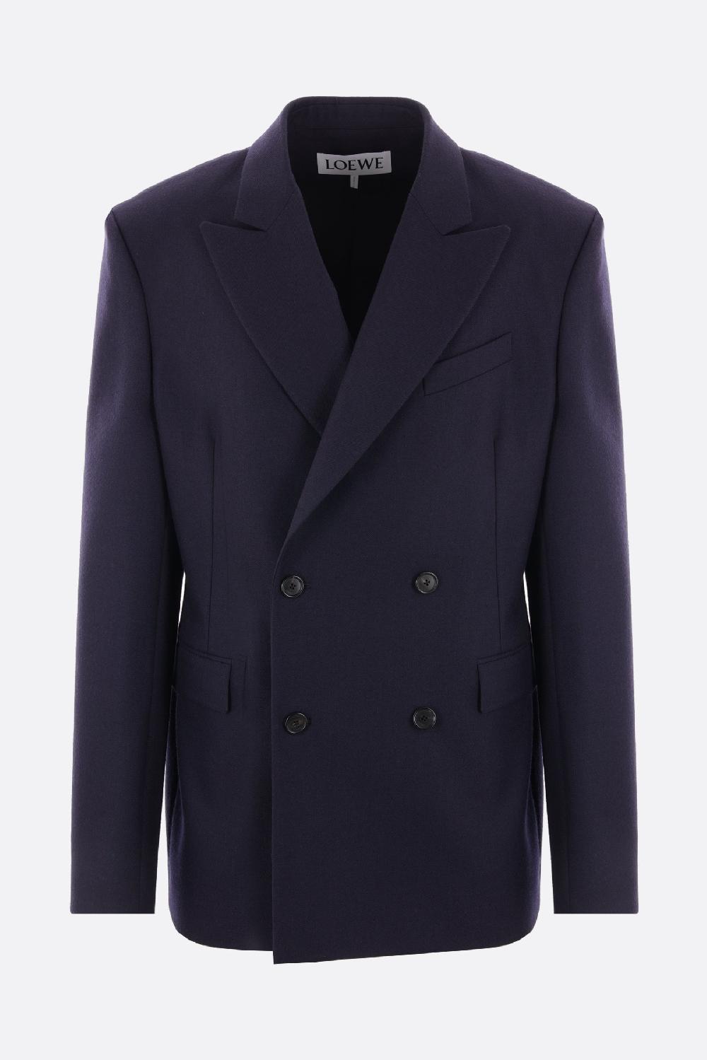 LOEWE giacca doppiopetto in lana