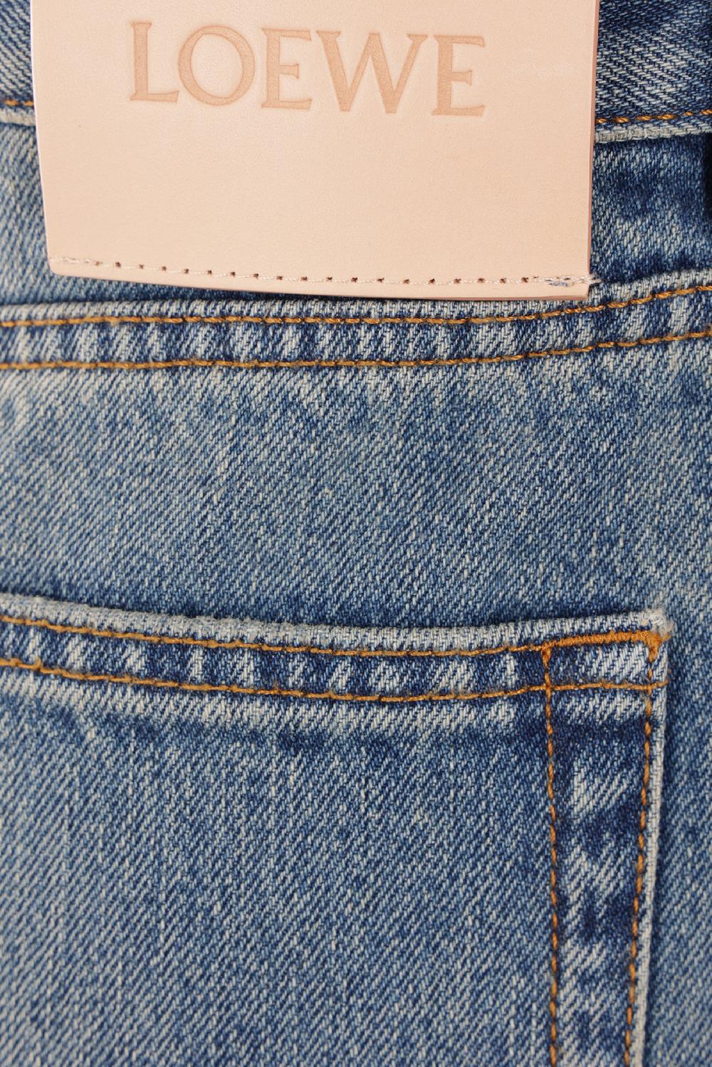 LOEWE Jeans A Gamba Ampia In Denim