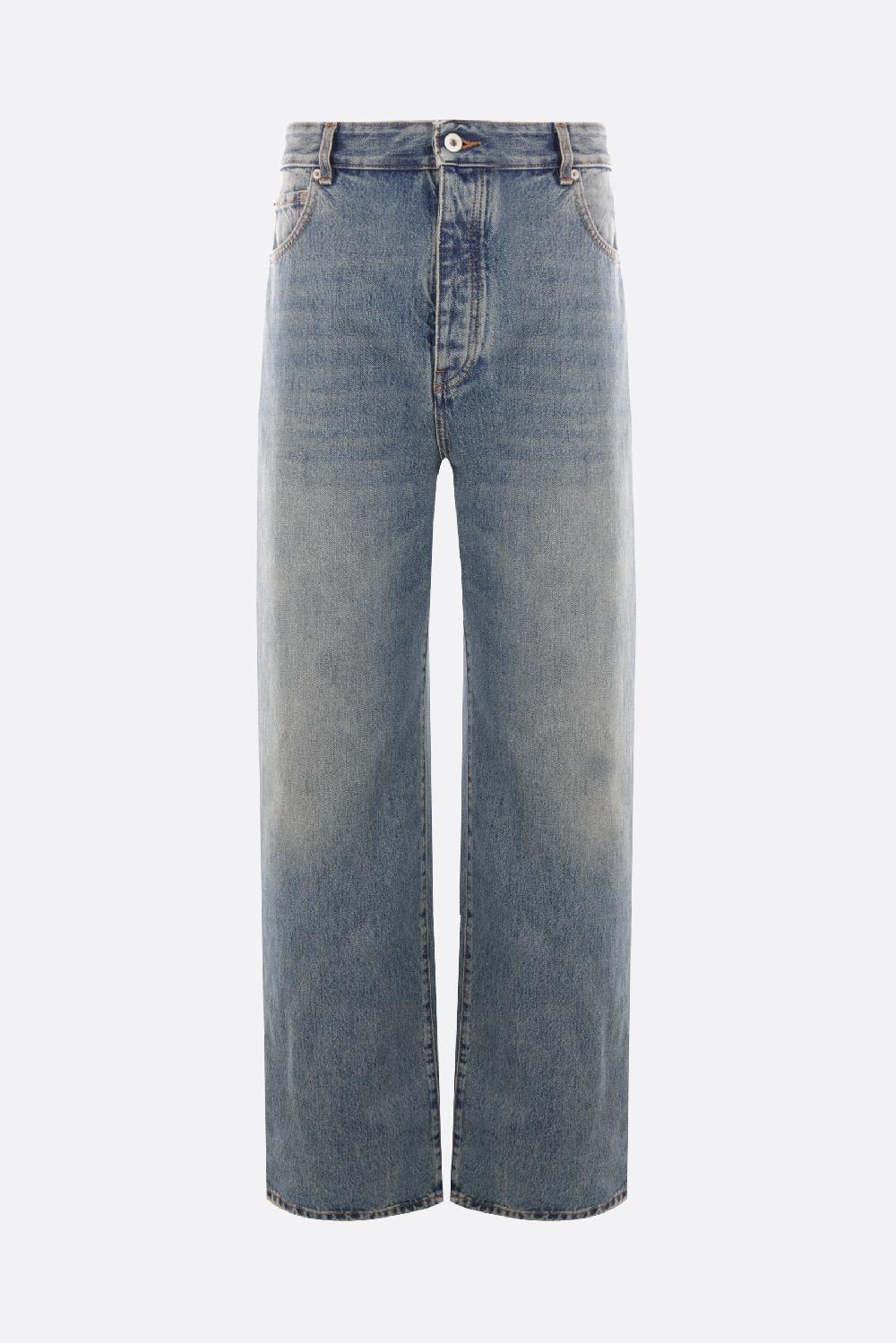 LOEWE jeans a gamba ampia in denim