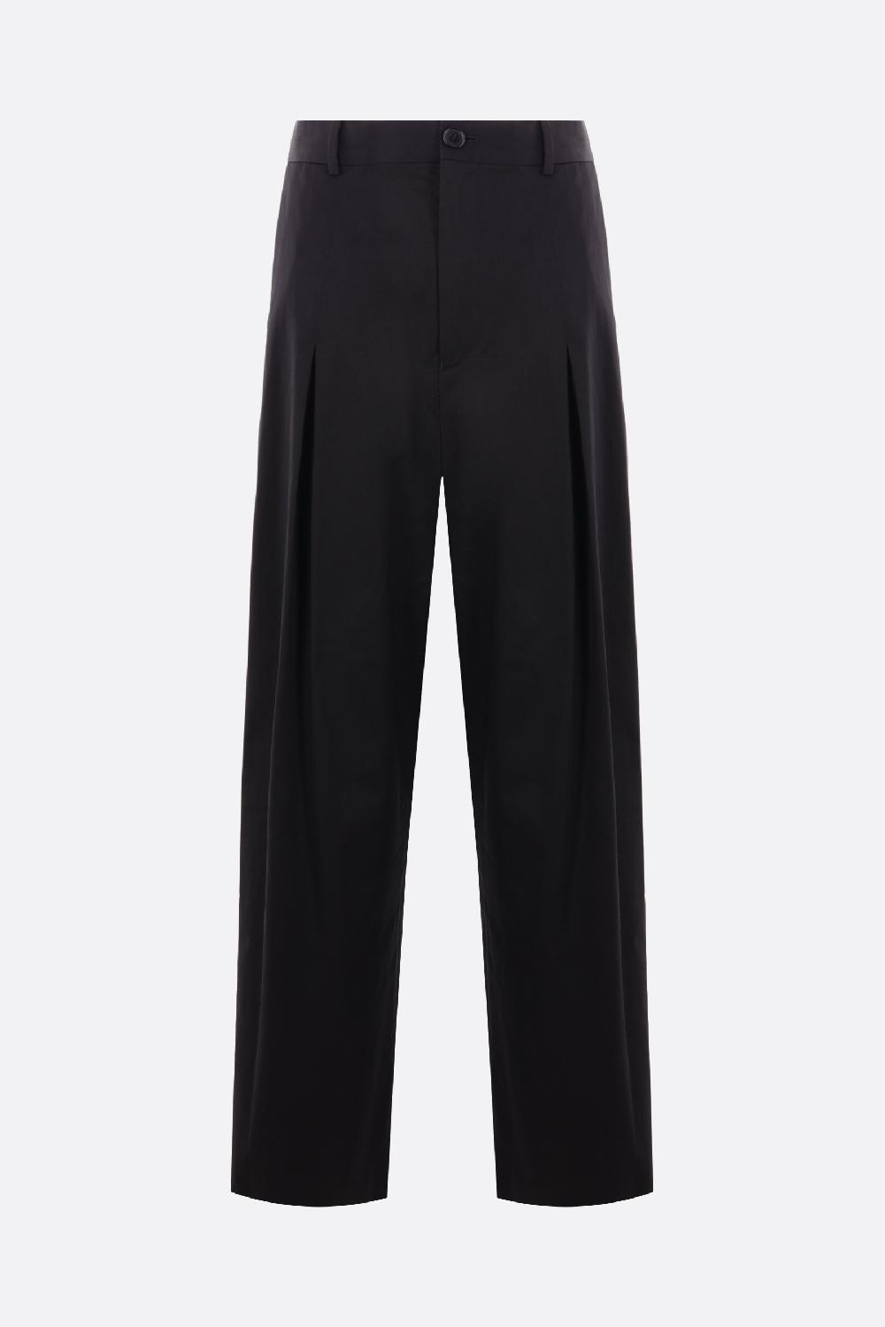 LOEWE pantalone loose-fit in cotone compatto