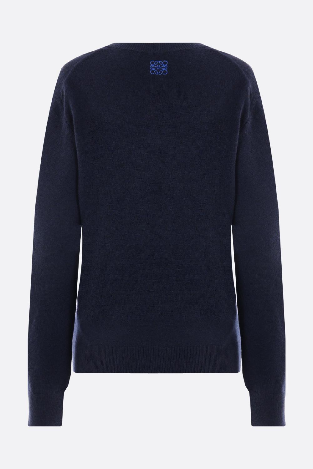 LOEWE Pullover In Cashmere Ricamo Anagram