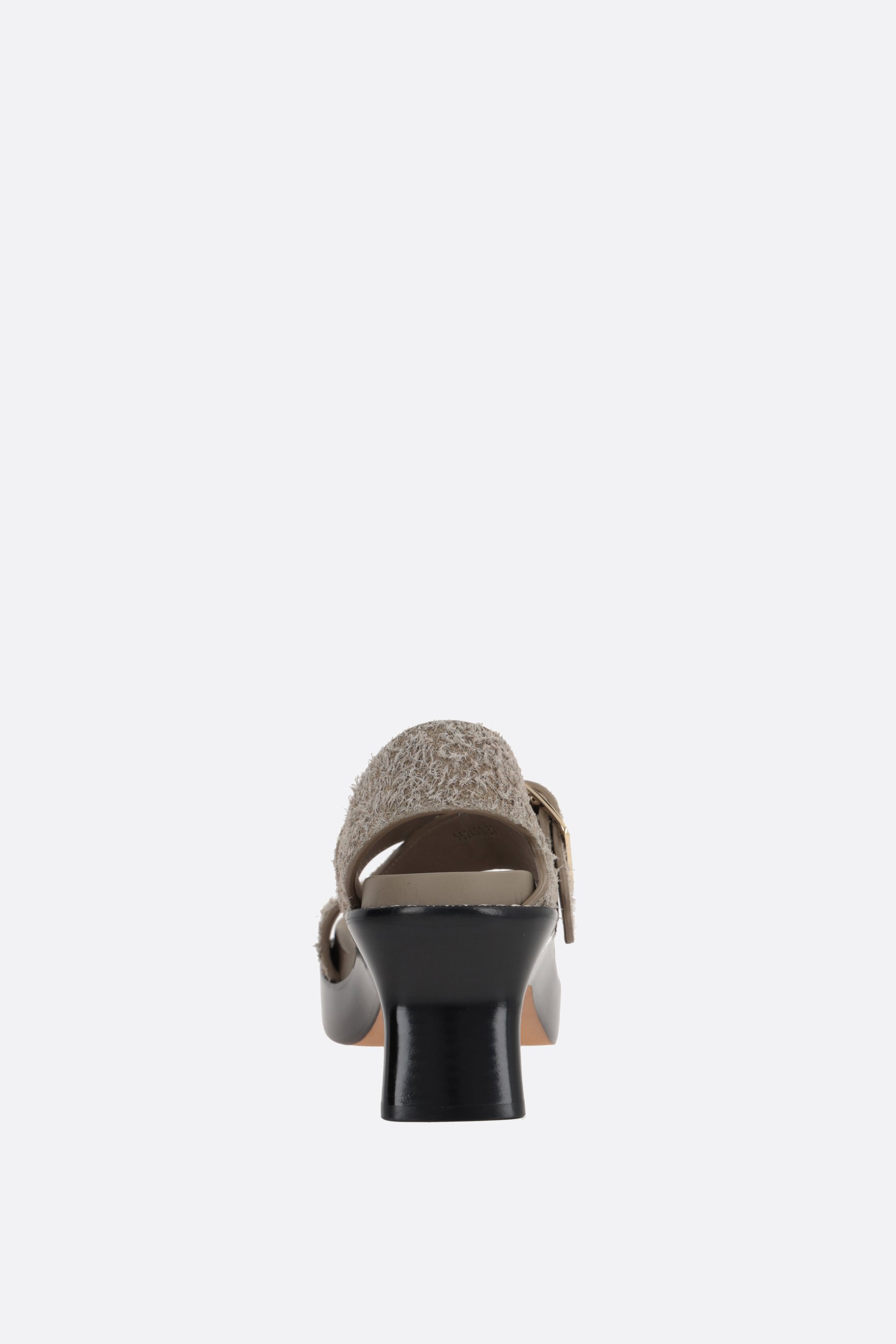 LOEWE Sandalo Infradito Ease In Suede Spazzolato