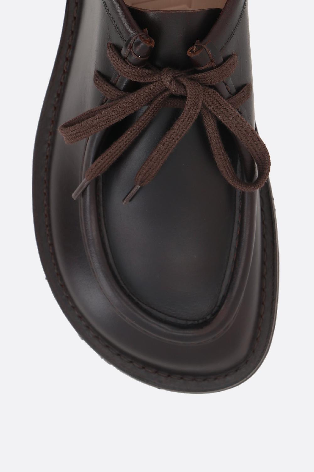 LOEWE Scarpa Stringata Faro In Pelle Liscia