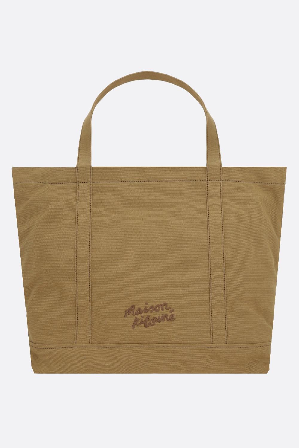 MAISON KITSUNÉ Borsa Tote Fox Head Large In Canvas