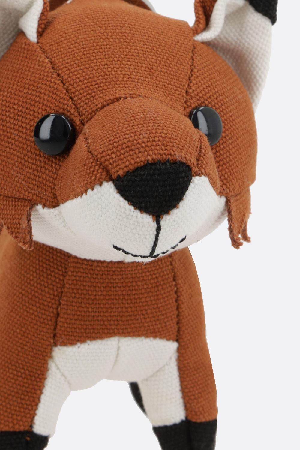 MAISON KITSUNÉ Charm Per Borsa Fox In Canvas
