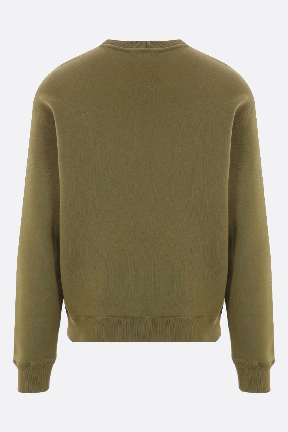 MAISON KITSUNÉ Felpa In Jersey Patch Bold Fox Head