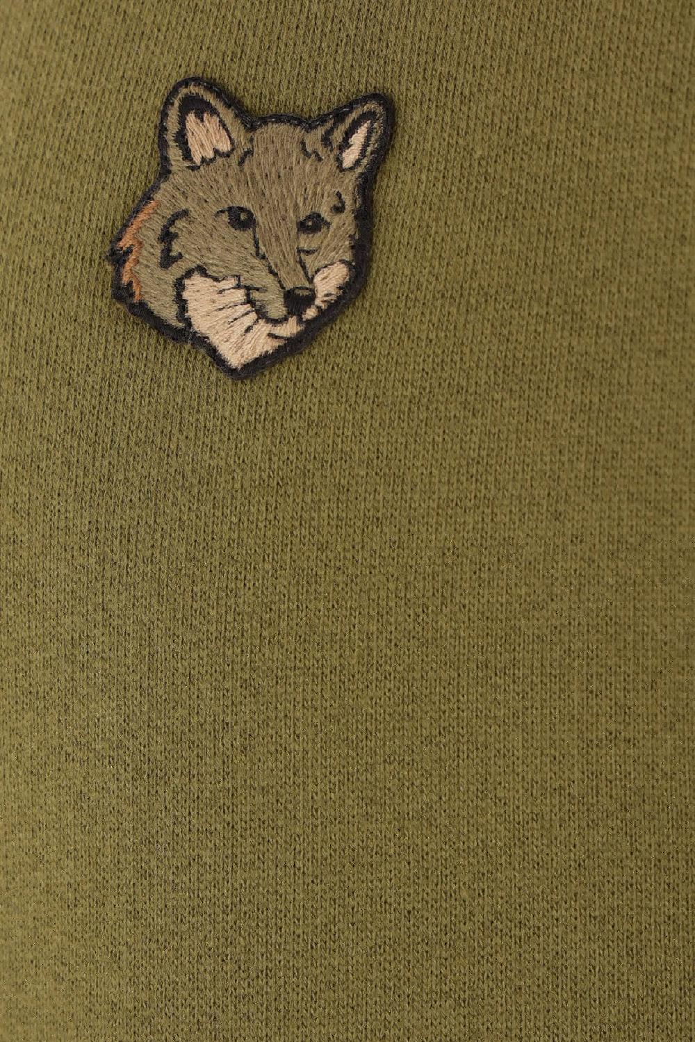 MAISON KITSUNÉ Felpa In Jersey Patch Bold Fox Head
