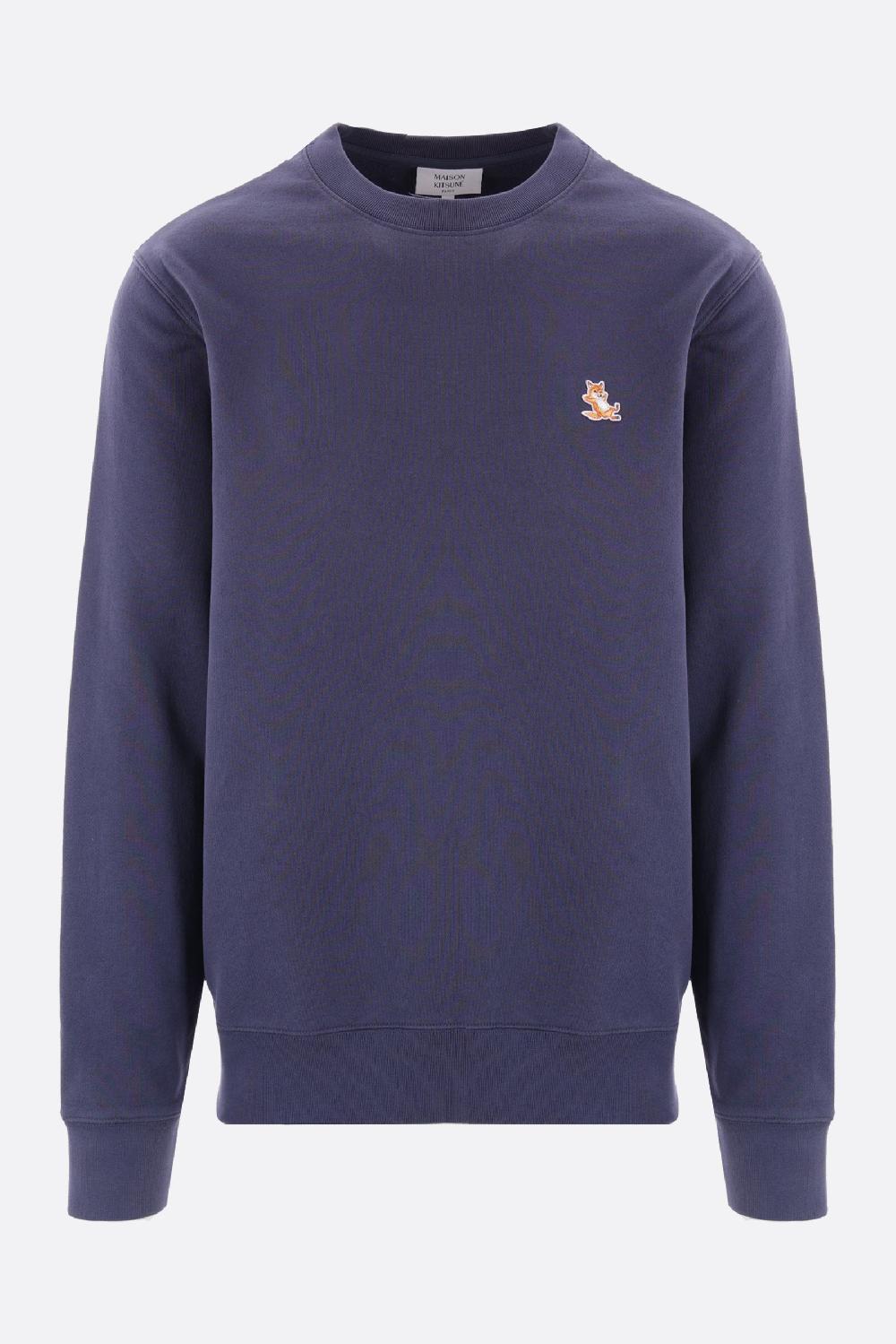 MAISON KITSUNÉ felpa in jersey patch Chillax