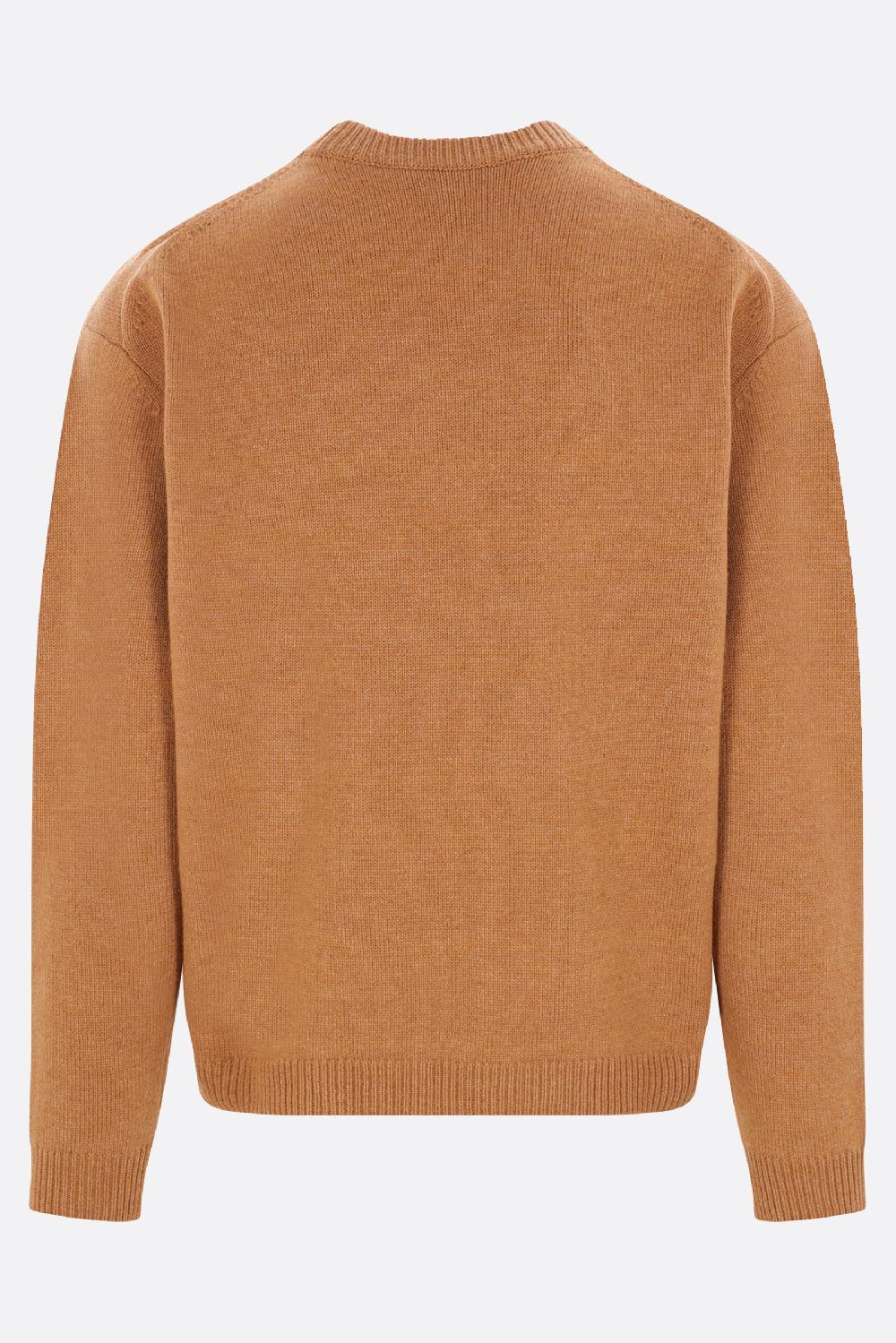 MAISON KITSUNÉ Pullover In Lana Intarsio Fox Head