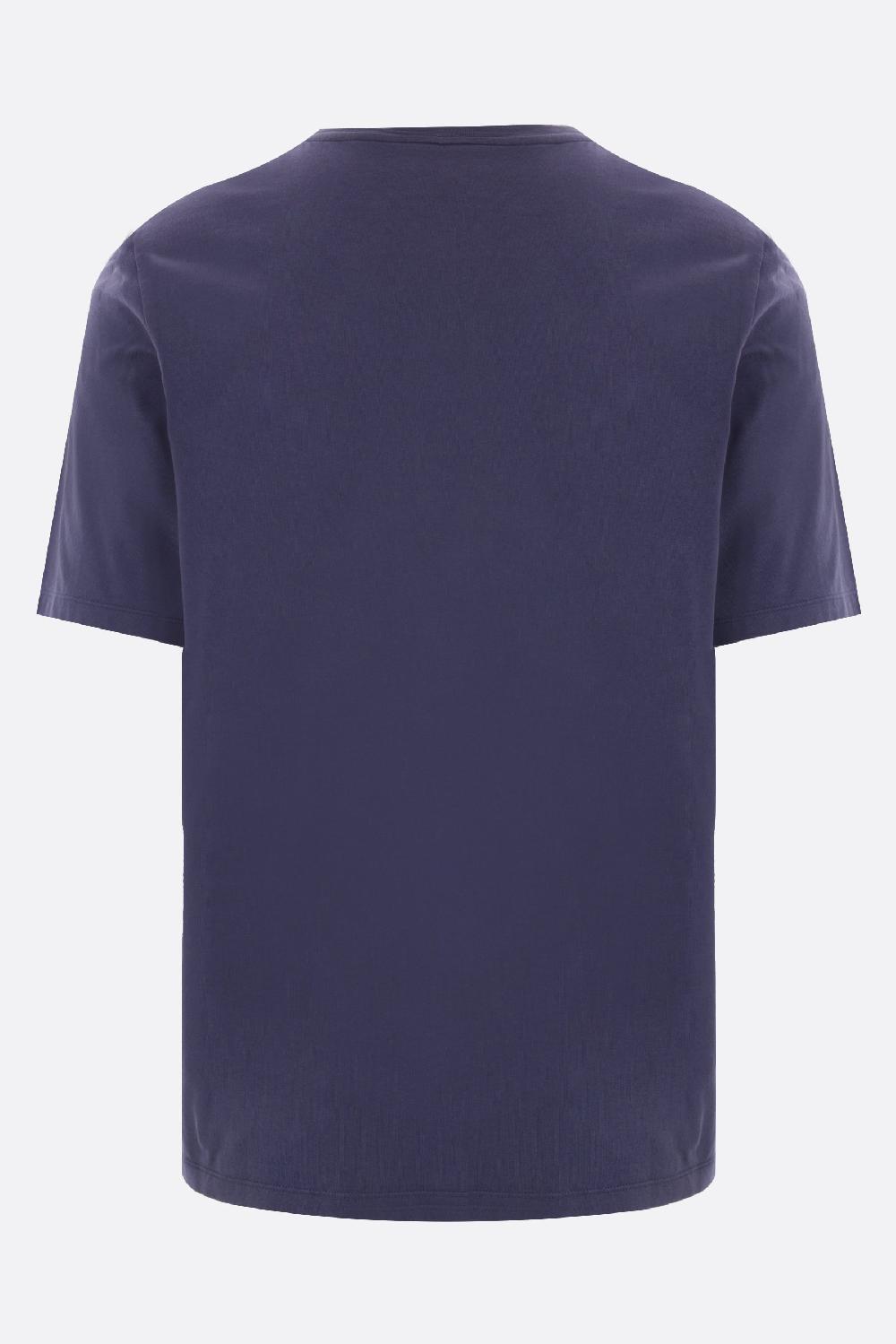 MAISON KITSUNÉ T-shirt In Cotone Patch Chillax Fox