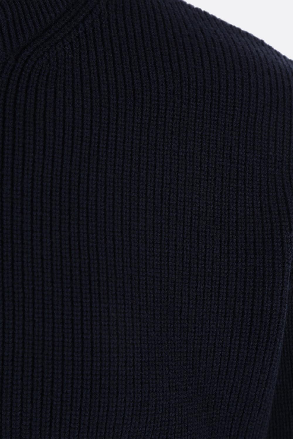 MAISON MARGIELA Cardigan Full-zip In Cotone E Lana