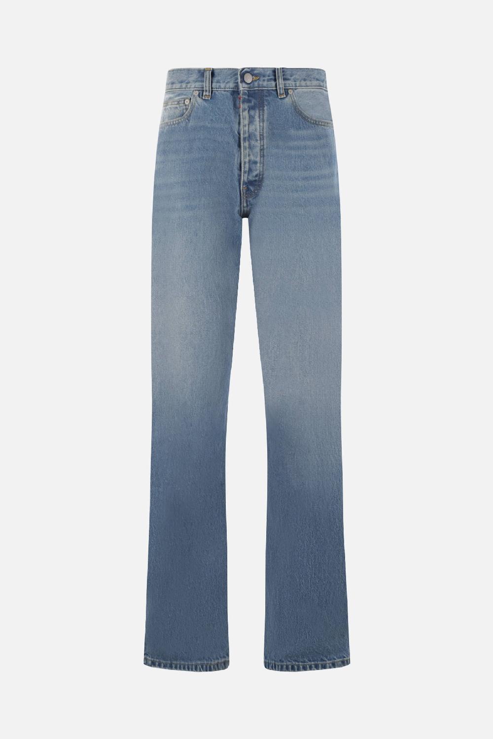 MAISON MARGIELA jeans a gamba dritta in denim