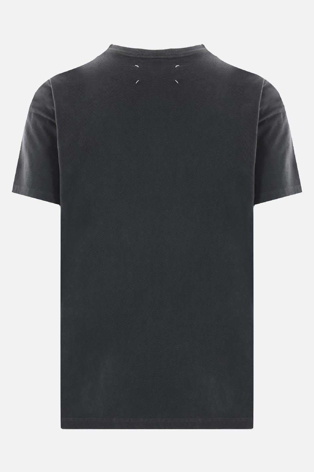 MAISON MARGIELA T-shirt In Cotone Ricamo Logo