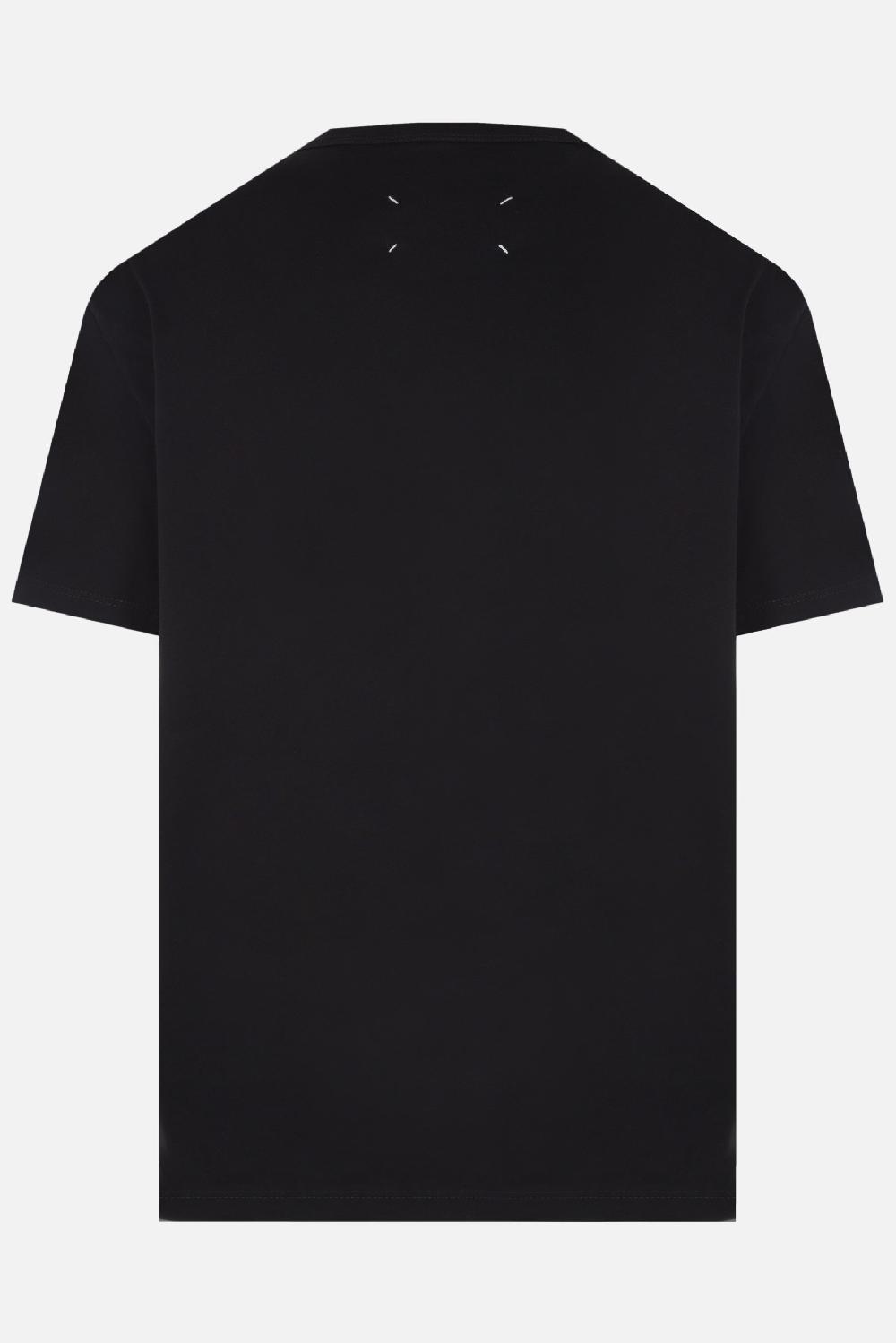 MAISON MARGIELA T-shirt In Cotone Ricamo Logo