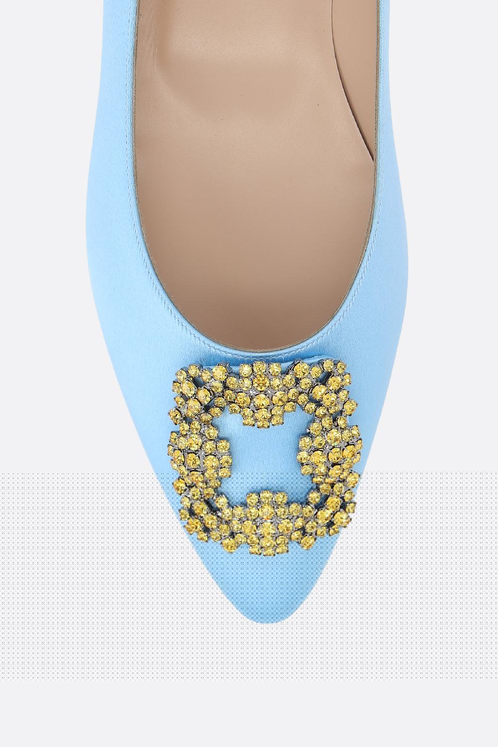 MANOLO BLAHNIK Ballerina Hangisi In Raso