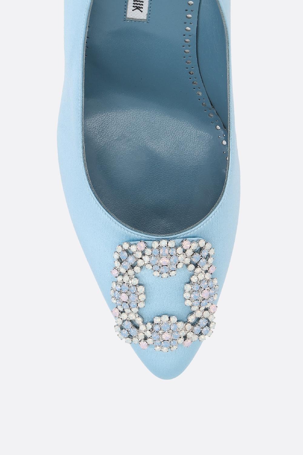 MANOLO BLAHNIK Décolleté Hangisi In Raso