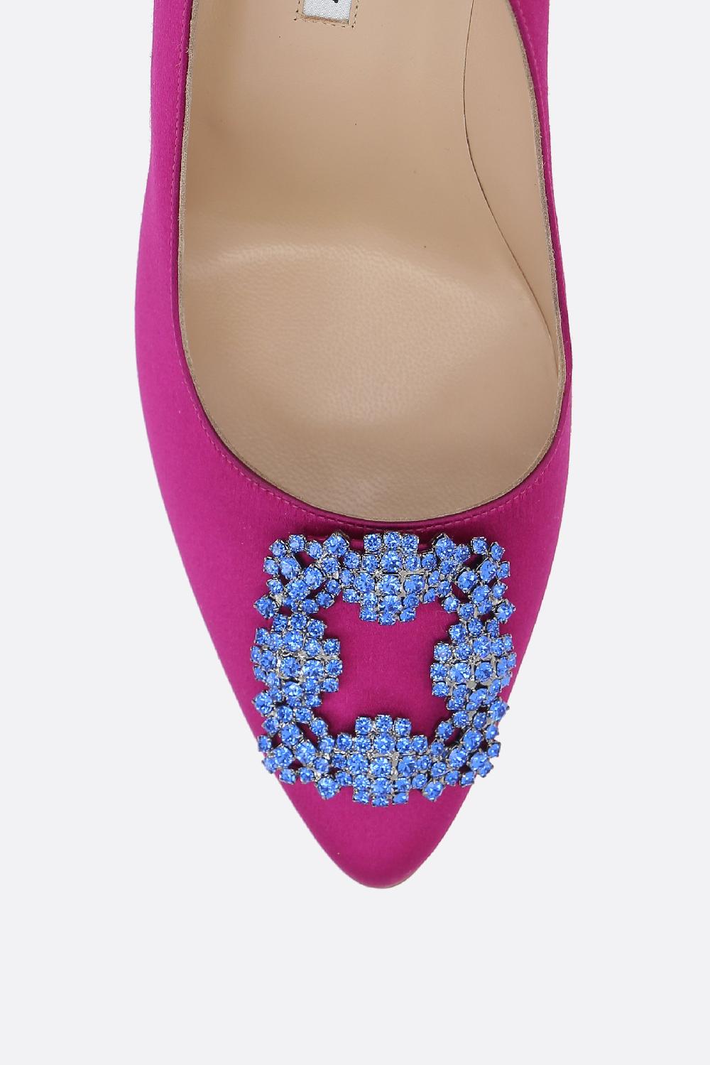 MANOLO BLAHNIK Décolleté Hangisi In Raso