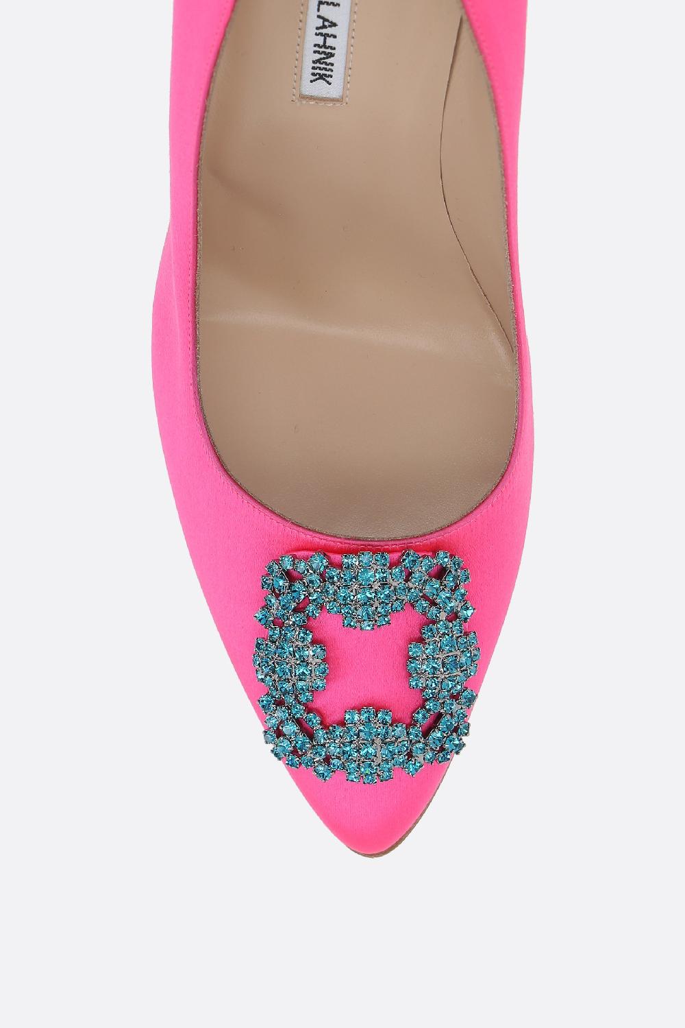 MANOLO BLAHNIK Décolleté Hangisi In Raso