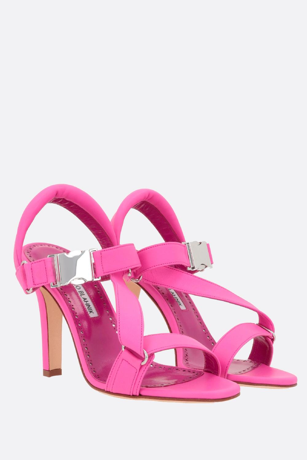 MANOLO BLAHNIK Sandalo Puxan In Nappa