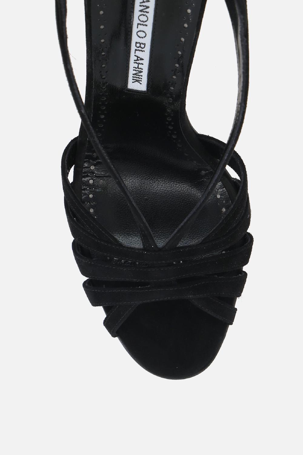 MANOLO BLAHNIK Sandalo Sardina In Suede