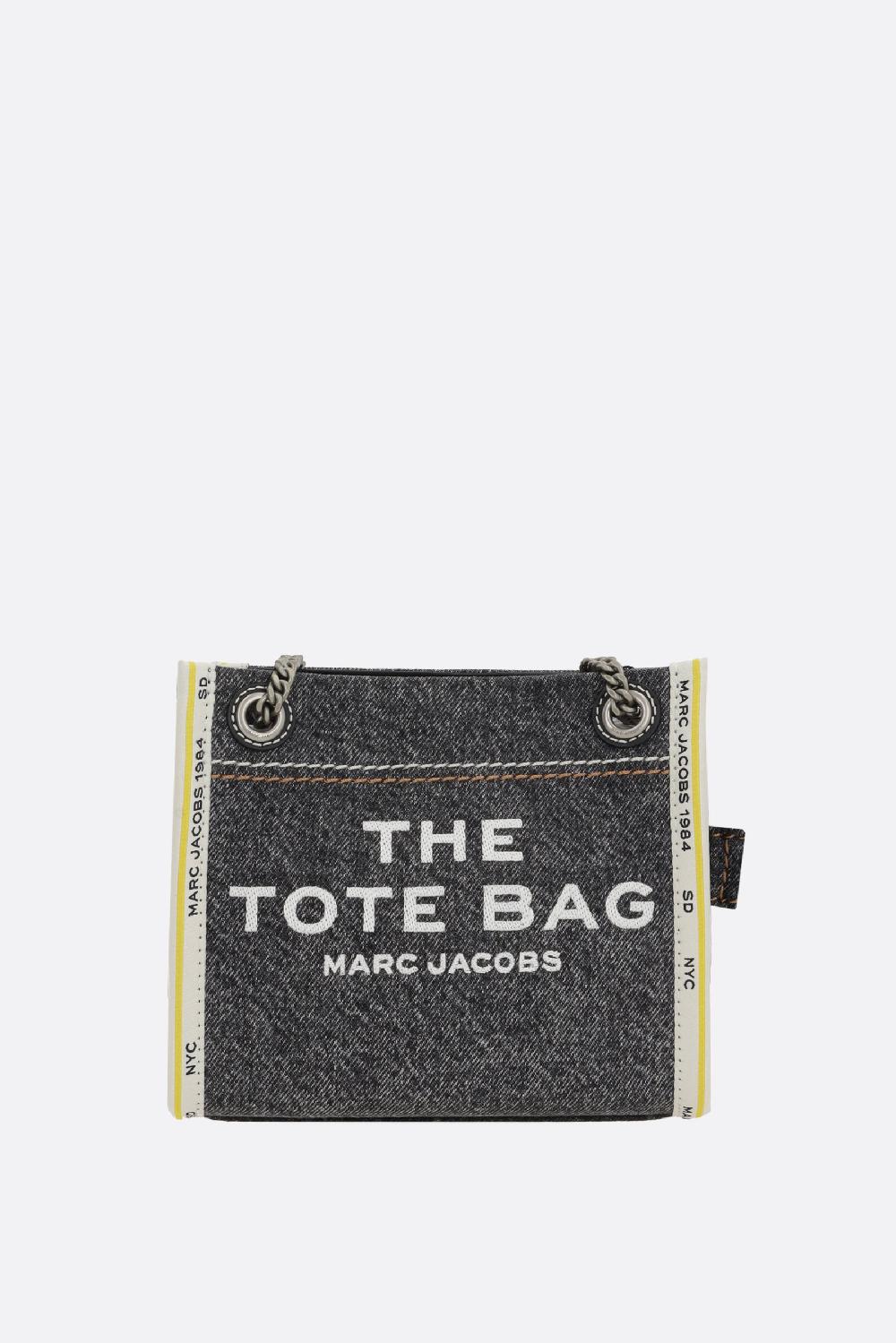 MARC JACOBS borsa The Denim Chain Crossbody Tote