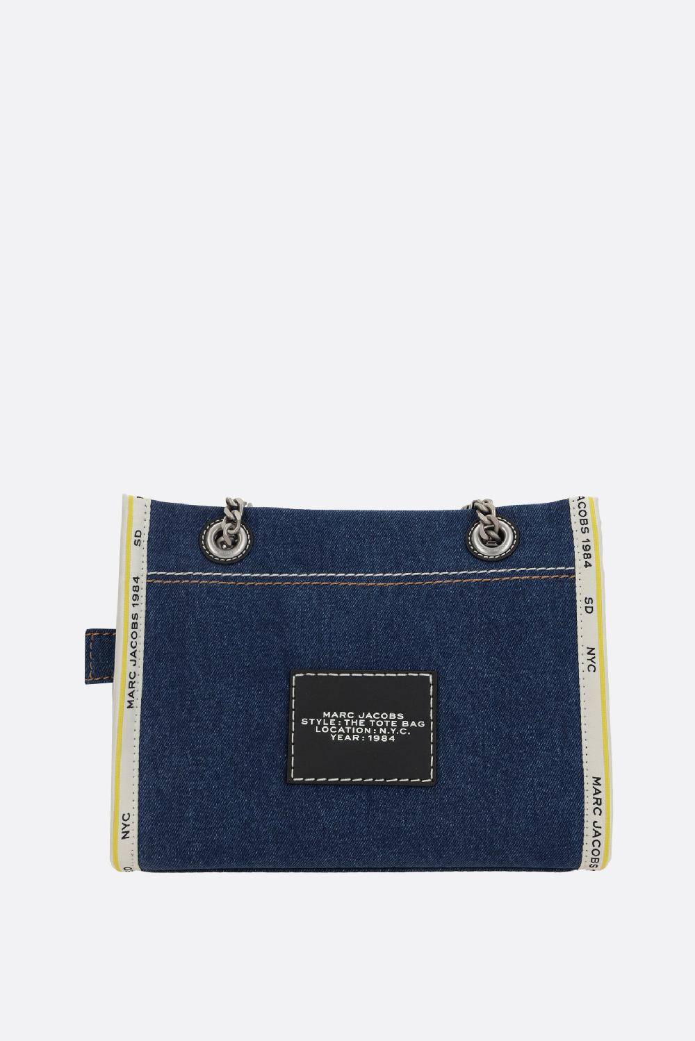MARC JACOBS Borsa The Denim Chain Small Tote